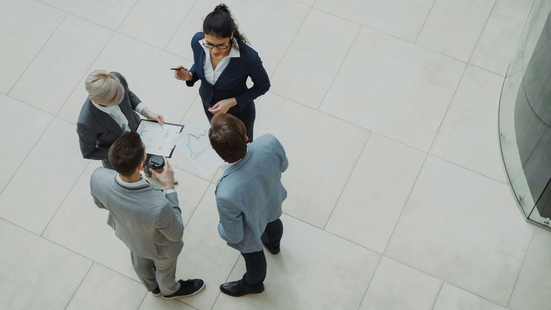 ALFA Group team working in the office